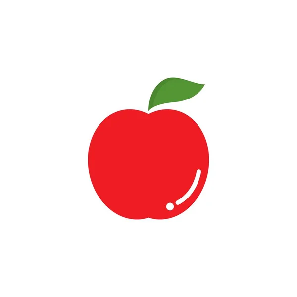 Modèle de logo Apple illustration vectorielle — Image vectorielle