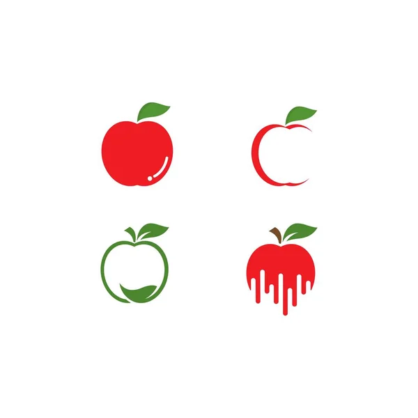 Векторная иллюстрация логотипа Apple — стоковый вектор