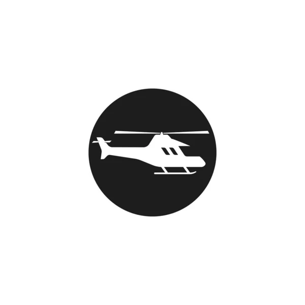 Elicottero logo vettoriale icona illustrazione — Vettoriale Stock