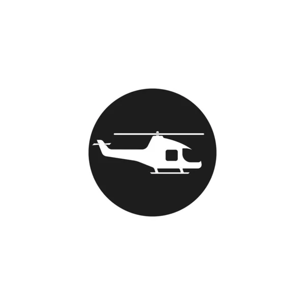 Helikopter logo vector pictogram illustratie — Stockvector