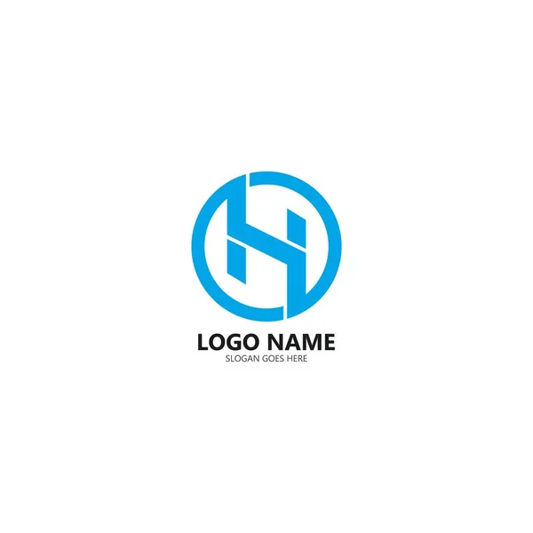 Letter Logo Template Ontwerp Vector Illustratie — Stockvector