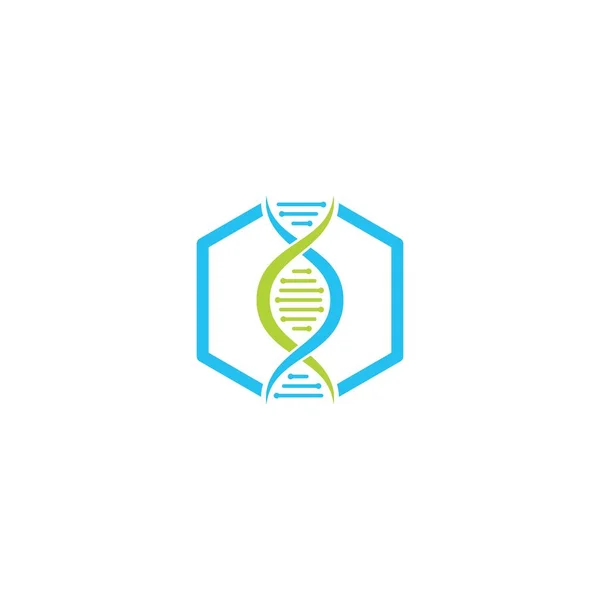 Dna Genetisch Teken Elementen Pictogram Illustratie Ontwerp — Stockvector