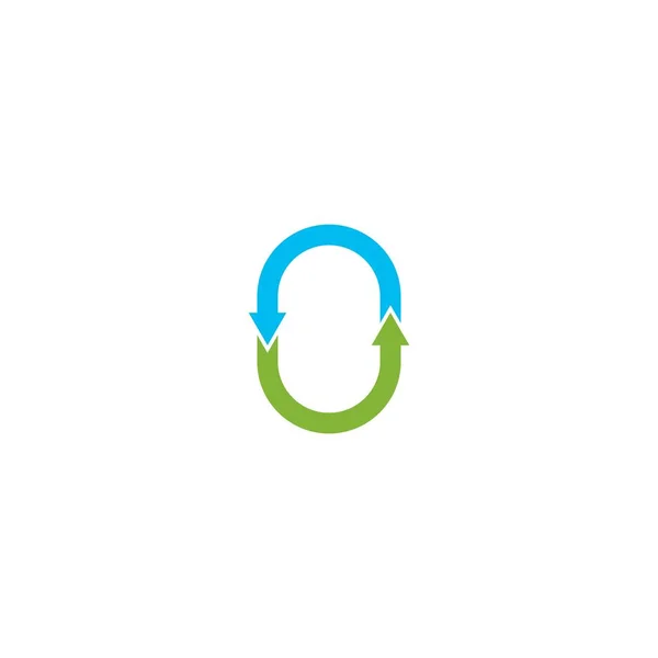 Frecce Business Vettoriale Illustrazione Icona Logo Template Design — Vettoriale Stock