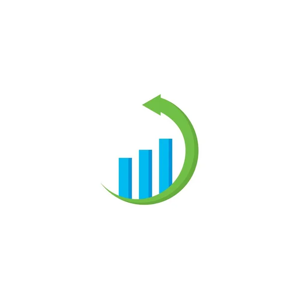 Negocios Finanzas Logotipo Profesional Plantilla Vector Icono — Vector de stock