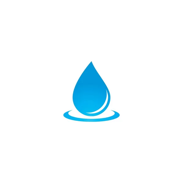 Σχεδιασμός Εικονογράφησης Εικονιδίου Διανύσματος Προτύπου Σταγόνας Νερού — Διανυσματικό Αρχείο
