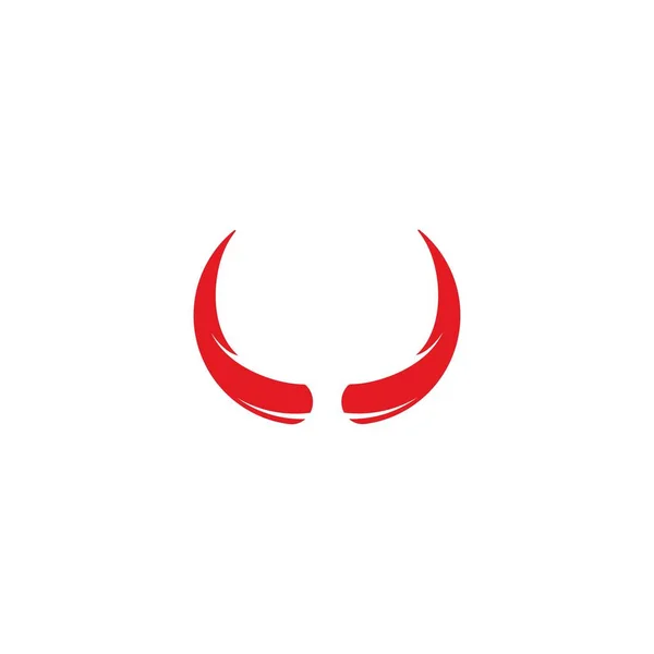 Devil Horn Logo Vektori Kuvituksen Suunnittelu — vektorikuva