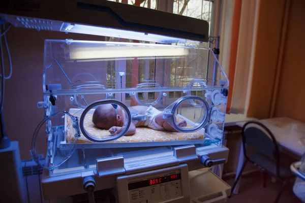 Jaundice Newborn Baby — Stock Photo, Image