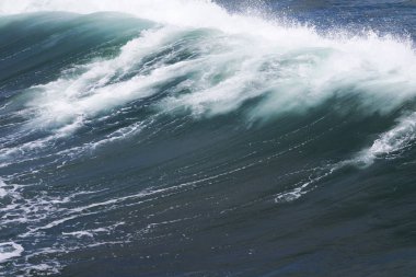 Soyut deniz manzarası, mavi su arka plan