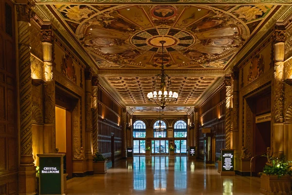 Historic Millennium Biltmore Hotel Interior Centro Los Ángeles Abril 2017 — Foto de Stock