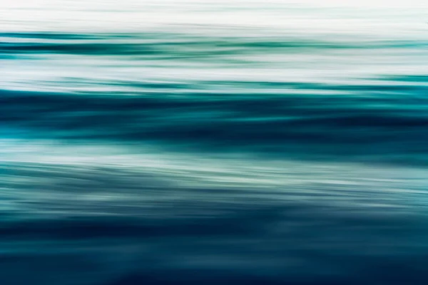 Résumé Contexte Seascape Motion Blur Long Exposure Bleu Turquoise Couleurs — Photo