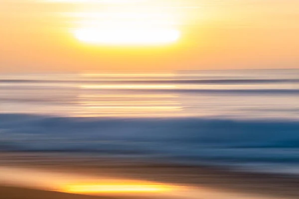 海上日落 抽象海景背景 水面和太阳反射 — 图库照片