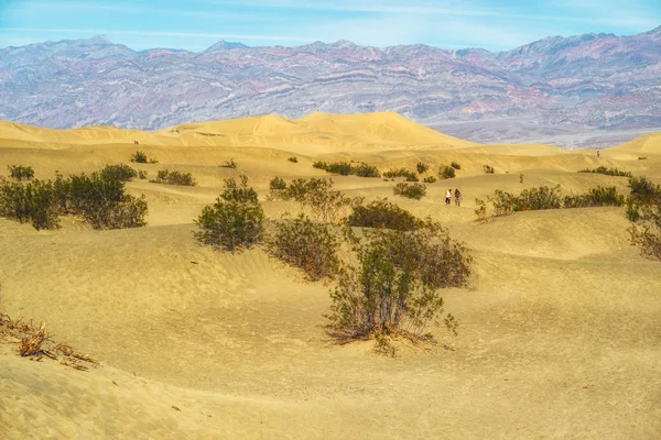 Mosaic Canyon and Mesquite Flat Sand Dunes, Death Valley National Park, California — Stock Photo, Image