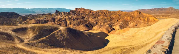 Death Valley, California. Panoramic View from Zabriskie Point
