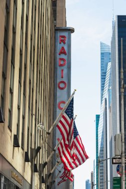 Radio City Music Hall, Rockefeller Center, Avenue of the Americas, Midtown Manhattan, Nyc