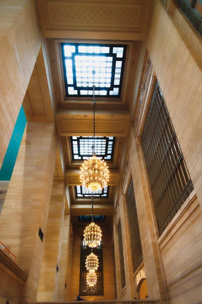 Grand Central Terminal New York Interno Della Sala Principale Architettura — Foto Stock