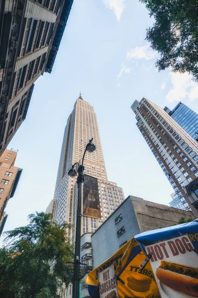 Nueva York Estados Unidos Mayo 2019 Empire State Building Skyscrapers — Foto de Stock