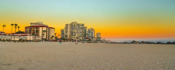 日没時にコロナドビーチ カリフォルニア州サンディエゴ — ストック写真