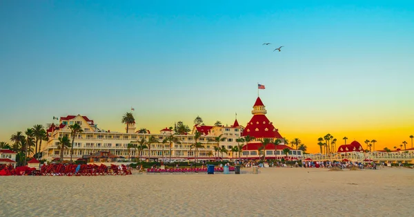 Hotel Del Coronado San Diego Californiëhistorisch Resort Coronado Eiland Victoriaans — Stockfoto