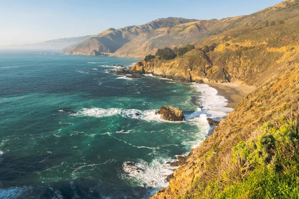 Big Sur Costa Califórnia Vista Panorâmica Das Falésias Oceano California — Fotografia de Stock