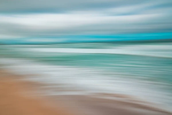 Fondo Abstracto Playa Tropical Arena Hermosos Colores Azul Turquesa Amarillo — Foto de Stock