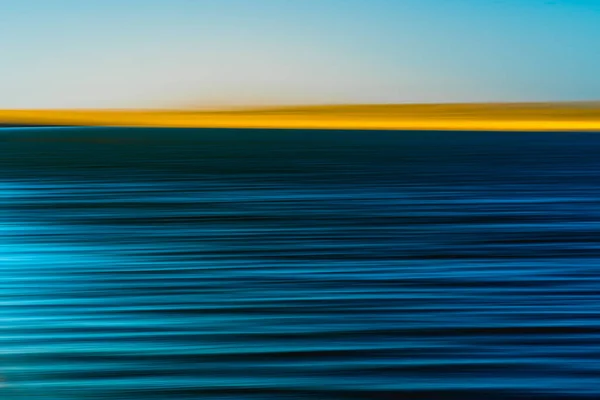 Sand Dunes Blue River Abstract Background Motion Blur Creative Line — Stock Photo, Image