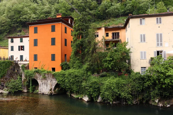 Bagni Lucca Berühmtes Dorf Für Seine Heißen Quellen Und Termalwasser — Stockfoto