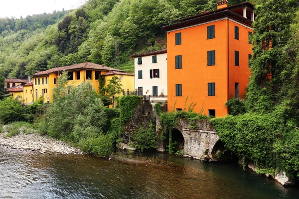 Bagni Lucca Berühmtes Dorf Für Seine Heißen Quellen Und Termalwasser — Stockfoto