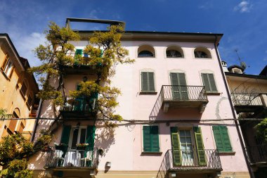 Orta San Giulio, ünlü çare Orta batı kıyı üzerinde Lake, İtalya, Avrupa