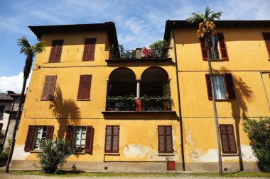Orta San Giulio, ünlü çare Orta batı kıyı üzerinde Lake, İtalya, Avrupa