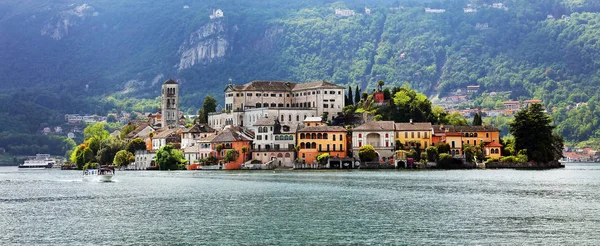 Orta San Giulio Famosa Località Sulla Sponda Occidentale Del Lago — Foto Stock