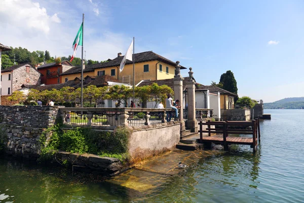 オルタ ジューリオ オルタ湖 イタリア ヨーロッパの東の海岸で有名なリゾート — ストック写真