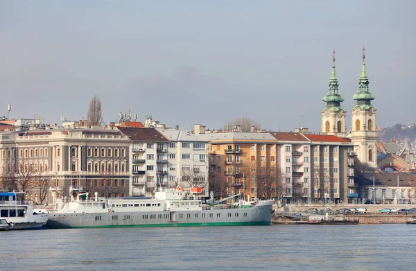 Řeka Dunaj Budapešti Evropa — Stock fotografie