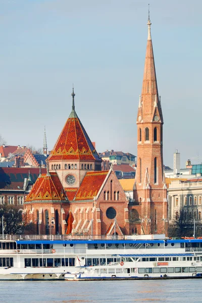 Řeka Dunaj Budapešti Evropa — Stock fotografie