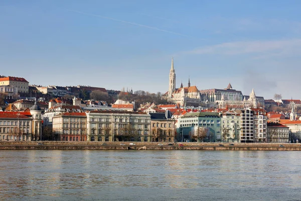 Řeka Dunaj Budapešti Evropa — Stock fotografie