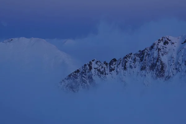 Paysage Hivernal Dans Les Montagnes Fagaras Roumanie Europe — Photo