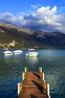 Annecy Gölü, Haute Savoie, Fransa, Avrupa