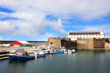 Ponta Delgada Limanı, Sao Miguel Adası, Azores, Portekiz, Avrupa