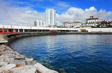 Ponta Delgada Limanı, Sao Miguel Adası, Azores, Portekiz, Avrupa