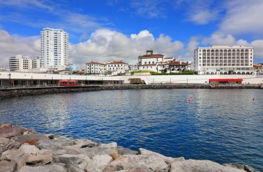 Ponta Delgada Limanı, Sao Miguel Adası, Azores, Portekiz, Avrupa