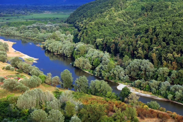 River Mures Valley Arad Romania Europa — Foto Stock