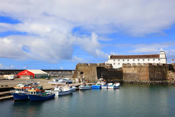 Port Ponta Delgada Wyspa Sao Miguel Azory Portugalia Europa — Zdjęcie stockowe