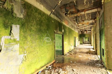 Bir mezar otel kalıntıları iç görünüm