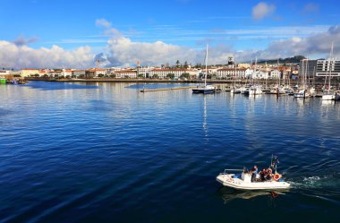 Ponta Delgada Limanı, Sao Miguel Adası, Azores, Portekiz, Avrupa
