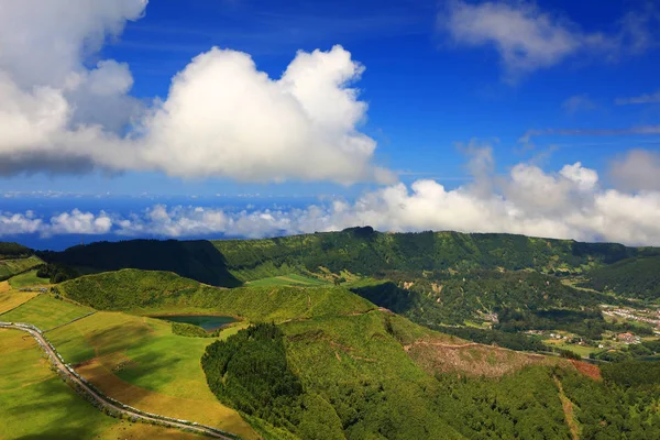 Sete Cidades Paisagem Ilha São Miguel Açores Europa — Fotografia de Stock