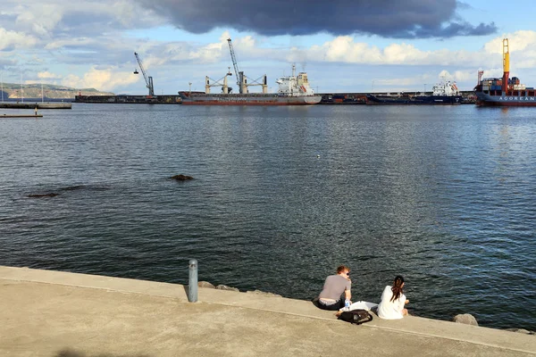 Ponta Delgada Limanı Sao Miguel Adası Azores Portekiz Avrupa — Stok fotoğraf