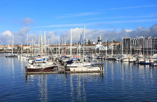 Ponta Delgada Limanı Sao Miguel Adası Azores Portekiz Avrupa — Stok fotoğraf