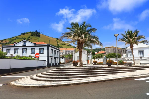 Архітектурної Детально Санта Крус Флорес Азорські Острови Португалія — стокове фото