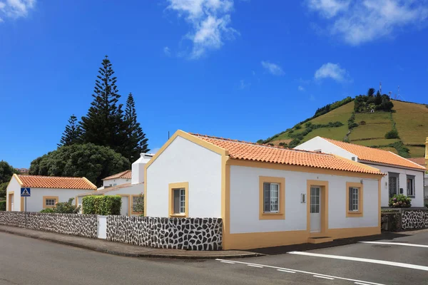 Pormenores Arquitetônicos Santa Cruz Flores Açores Portugal — Fotografia de Stock