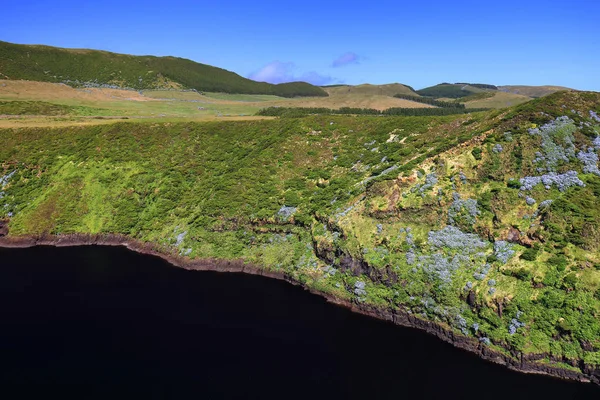 Lagoa Comprida Flores Island Azorerna Skärgård Portugal Europa — Stockfoto