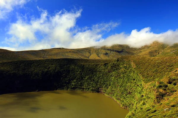 Lagoa Fonda Isla Flores Azores Portugal Europa — Foto de Stock